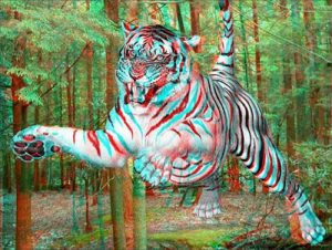 como se forma a imagem 3d?